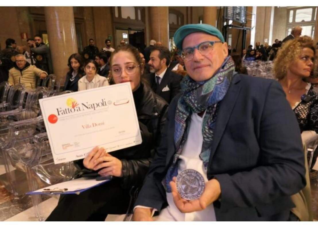 Prestigioso premio a Domenico Kontessa, patron di Villa Domi Napoli